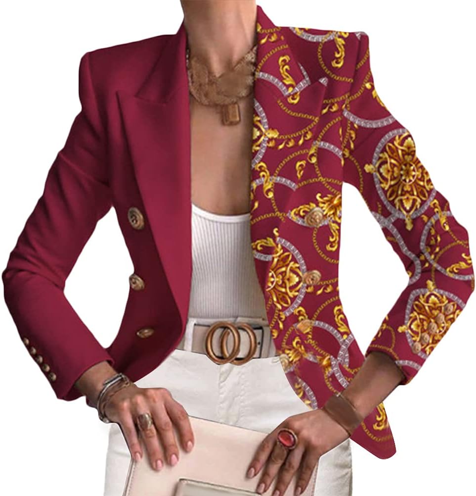 Blazer Femme Tomwell Manches Longues Casual - Revers Business Avec Poches