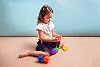 Sensory Sensory Baby Balls: Set of 6 | different textures and colors on each ball | Sensory and mental development | bath balls | suitable for pool | mouthguard and bath toy | baby Montessori toy |
