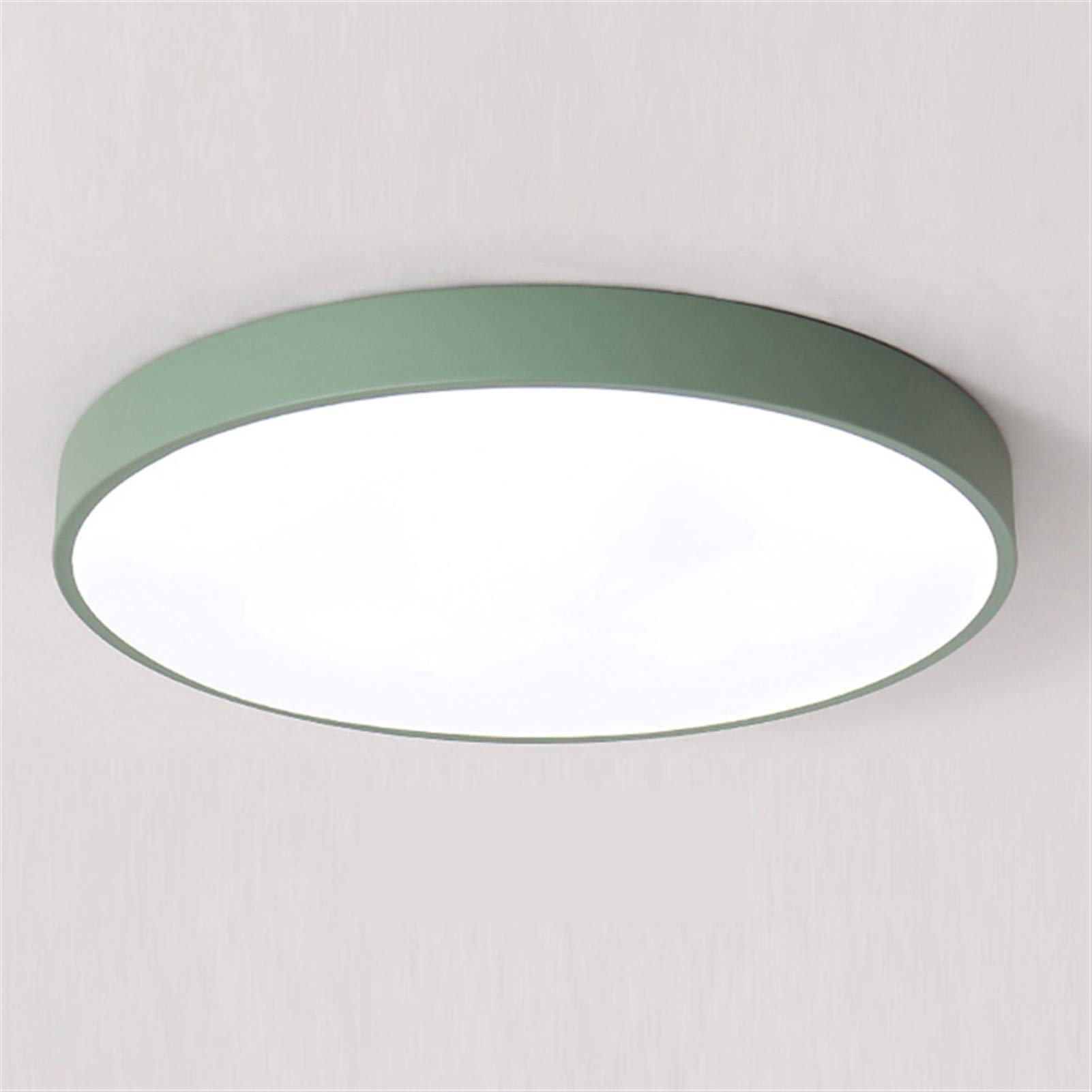 Plafoniera Led Soffitto,Plafoniere Da Soffitto Plafoniera moderna soggiorno camera da letto luce corridoio balcone soffitto lampada da soffitto cucina soffitto a soffitto(Green,RC DIMMABLE_27W 300MM)
