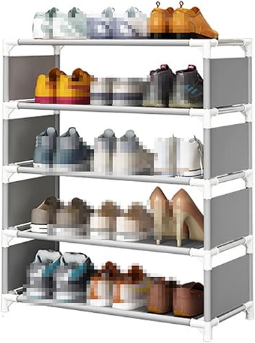 Zapatero - Zapatero de 5 niveles para entrada, pequeño almacenamiento de zapatos, impermeable, vertical, organizador de zapatos, soporte para