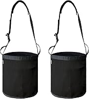 Vista 9 de Bolsa de alimentación para caballos, cubo de alimentación de caballos de grano de malla de nailon con correa ajustable, cómoda almohadilla