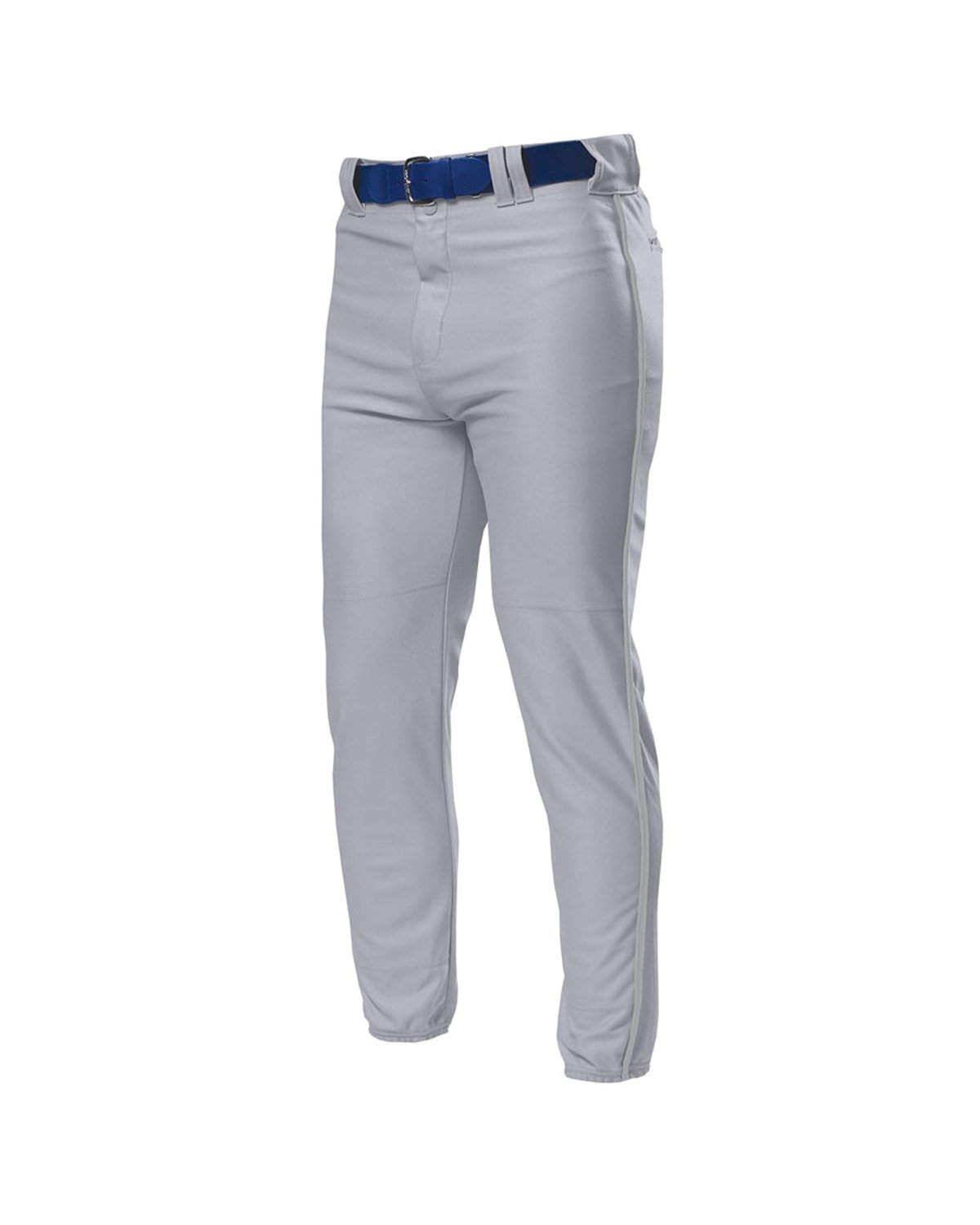 A4 Adult Pro Style Elastic Bottom Baseball Pant, Grey, X-Large