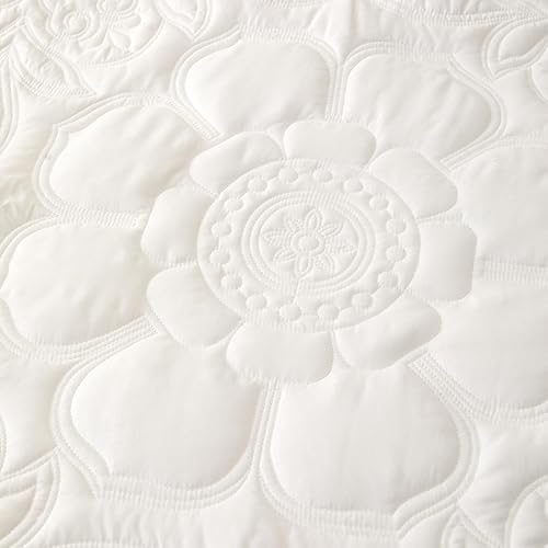 Miniatura 67 de EVENHUG Juego de edredón tamaño King, suave, ligero, gris oscuro, con 2 fundas de almohada, cubrecama reversible para todas las estaciones, 3 piezas