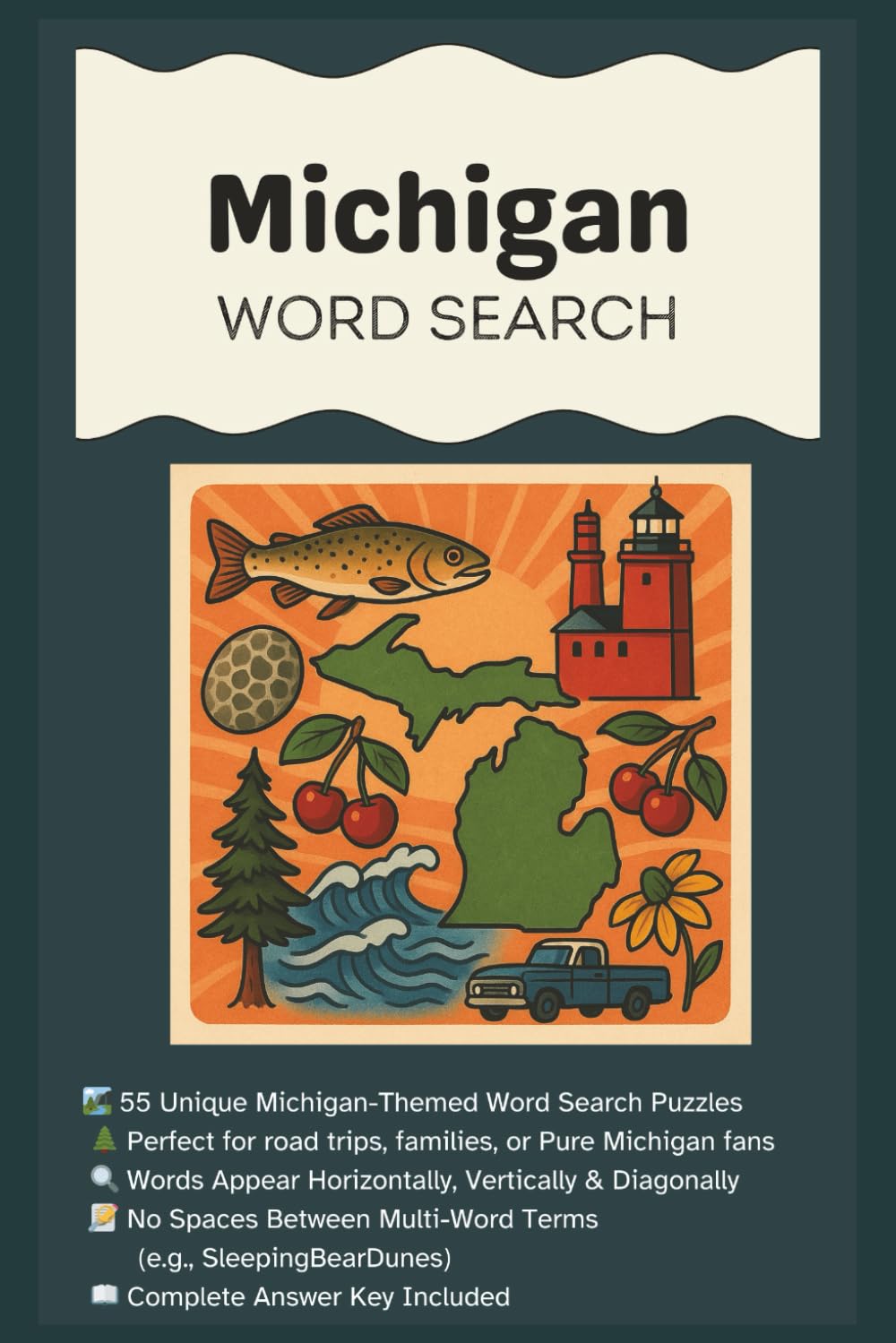 Michigan Word Search: A Puzzle Journey Through Michigan’s History, Geography, Wildlife, and Iconic Places