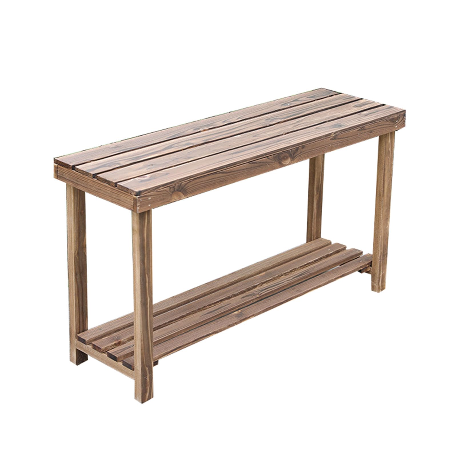 Support pour plantes d'intérieur et extérieur porte-pots en bois à plusieurs niveaux en 4 tailles