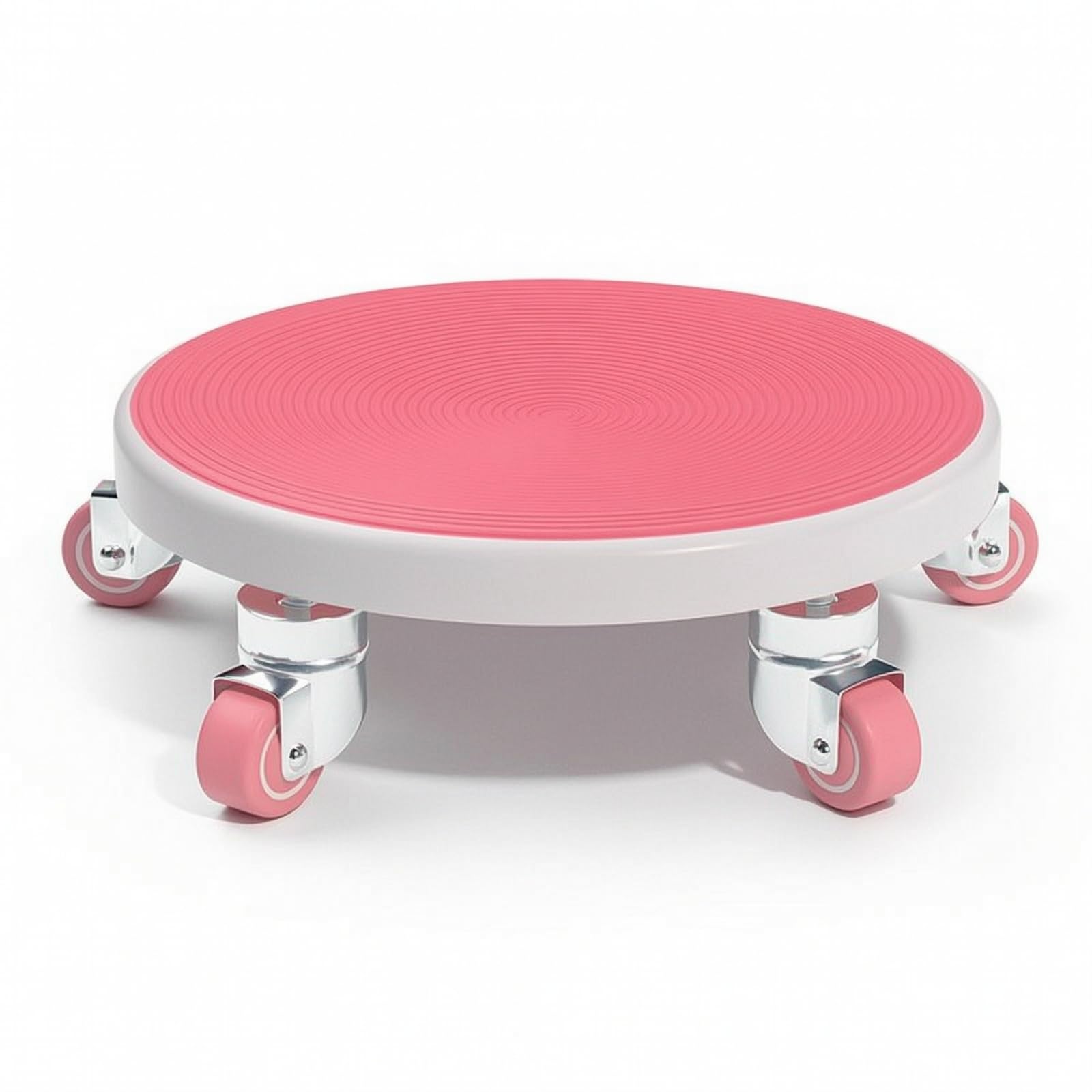 Rullo Addominale a Sei Rotelle Ruota, Array, Rosa Vivace, Modello Aggiornato A Sei Ruote Con Tappetino Rotondo In Omaggio