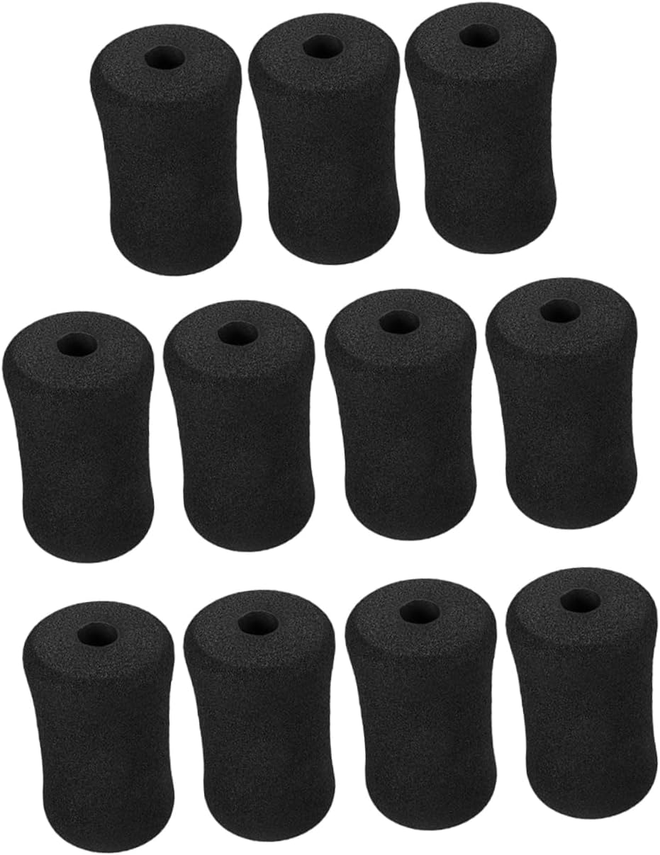 Milisten 10Pcs Sponge Pads for Leg Extension Machines Replacement Covers for Gym Equipment Ab Training Accessory for Comfort Injury Prevention
