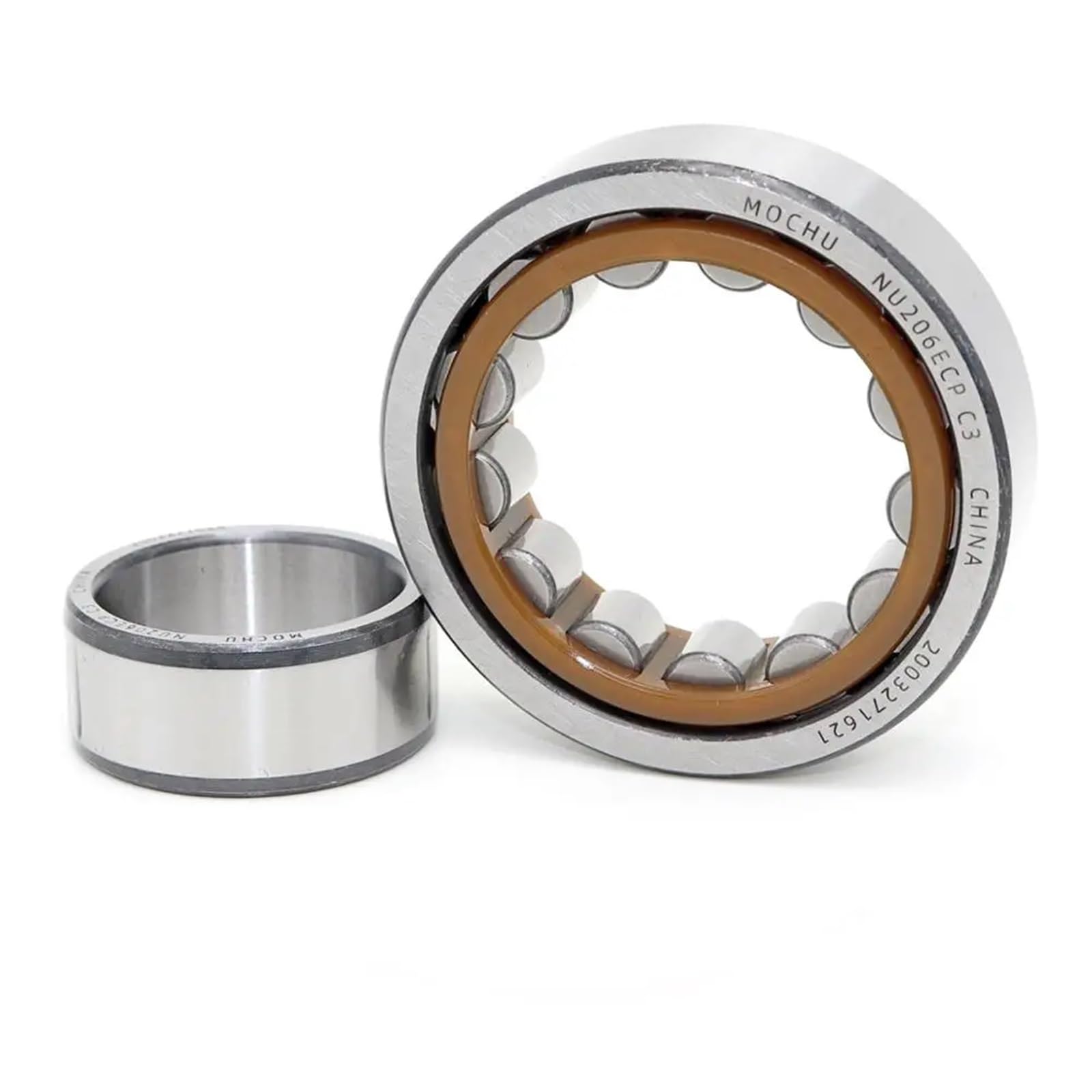 Roulement à Rouleaux cylindriques, alésage Droit, Bague intérieure Amovible, NU206ECP C3 NU206 NU206E 32206, 1 pièce
