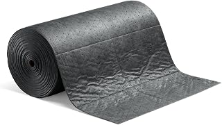 NewPig PIG MAT153 Absorbent Mat Roll 30" x 150' - Absorbs 31.9 Gallons Oils, Coolants, Solvents & Water - Lasts 2X Longer