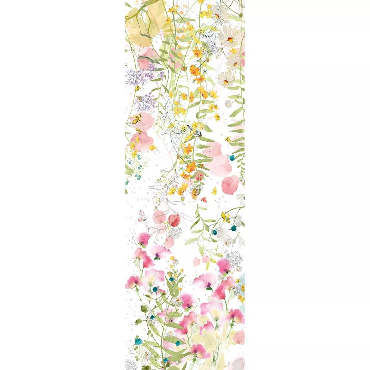 Garnier-Thiebaut Tischläufer Rosee Du Matin Printemps 50x155 cm Baumwolle-Leinen-Mix