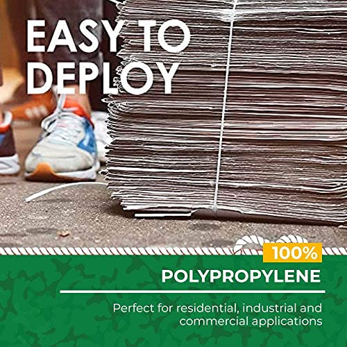 SGT KNOTS Polypropylene Tying Twine – Bundling Twine for Pulling, Loading, Packing – Weather Resistant Pull Line - 156 lb. Tensile Strength - 1 ply x 6300ft, White - Cardboard Carton Included by SGT KNOTS - Image 7