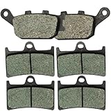Front and Rear Kevlar Carbon Brake Pads for Yamaha YZF R6 2005-2016