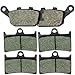 Front and Rear Kevlar Carbon Brake Pads for Yamaha YZF R6 2005-2016