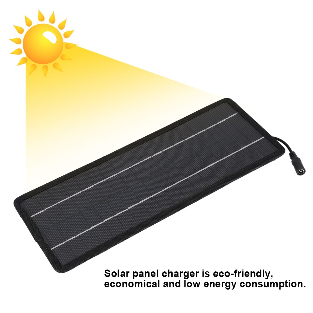 Zonnepaneel, 12V 4.5W draagbare zonnepaneel batterij druppellader, voor voor outdoor, camping, wandelen, vissen, klimmen Zonnepaneel, 12V 4.5W draagbare zonnepaneel batterij druppellader, voor voor outdoor, camping, wandelen, vissen, klimmen