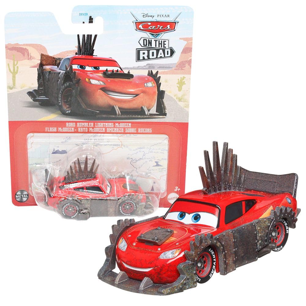 Mattel Selección Vehículos Racing Style | Disney Cars | Die Cast 1:55 Coche, DXV29N Cars 3 Single:Johnny Blamer — view 23