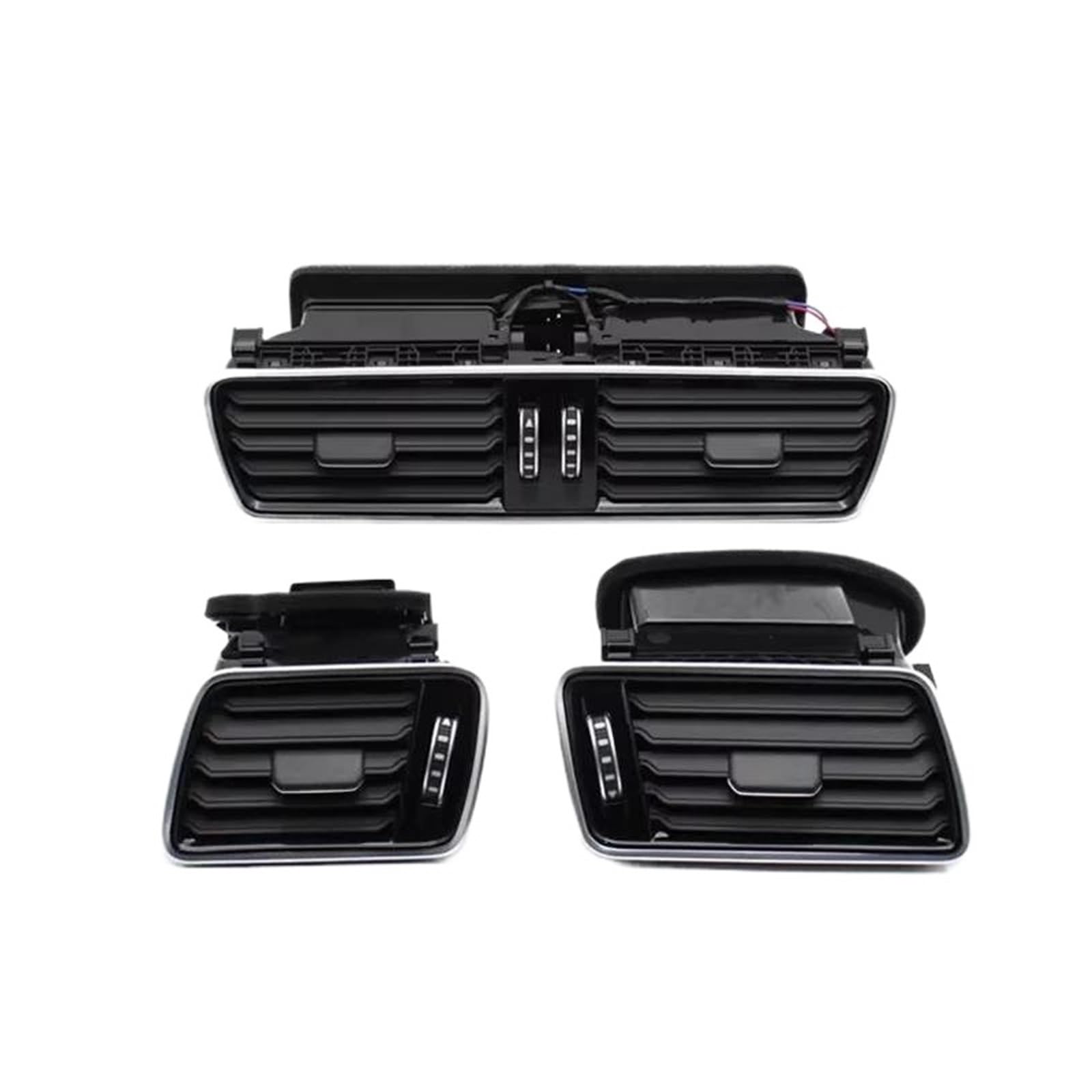 For VW For Magotan B6 B7 CC For Passat 3AD819728A 3AD819701A Car Air Conditioning Central AC Vent Outlet Assembly(LHD-3PCS)