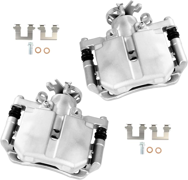 Pinças de freio a disco traseiras cciyu com suporte para Buick Lucerne e Cadillac DTS – 2 unidades