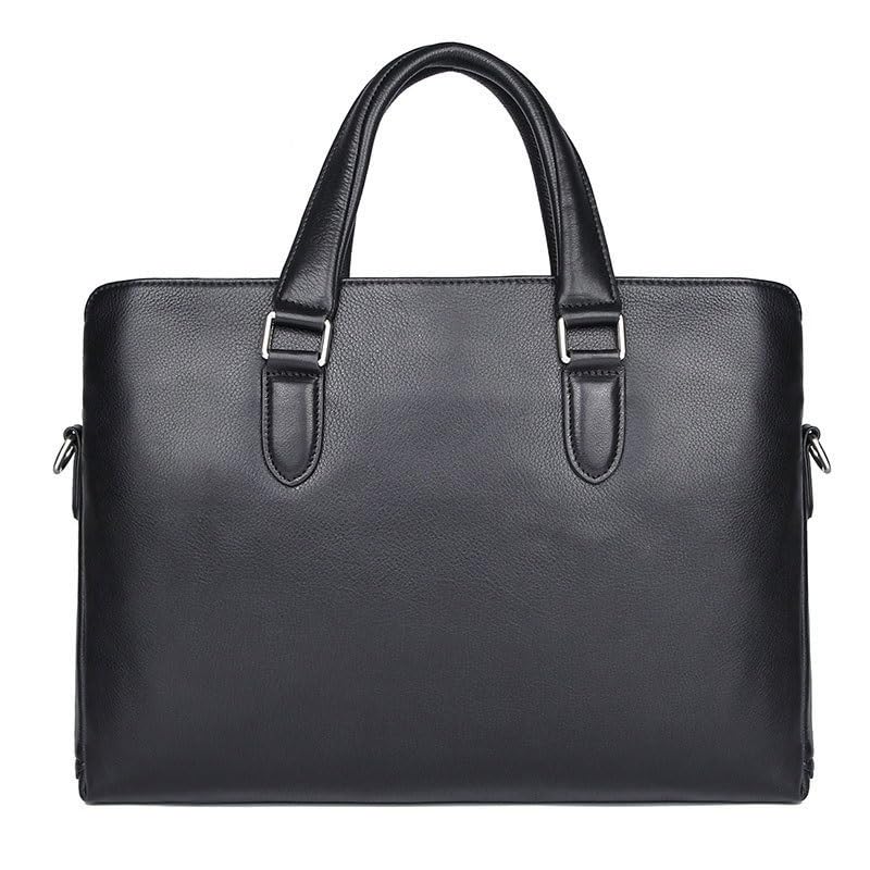 Genuine leather men's portable bag, high-end business briefcase3