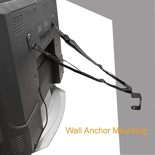 Miniatura 2 de Correas de seguridad para TV a prueba de niños, correa de terremoto de TV, anclajes de muebles para trabajo a prueba de bebés, se asegura al soporte