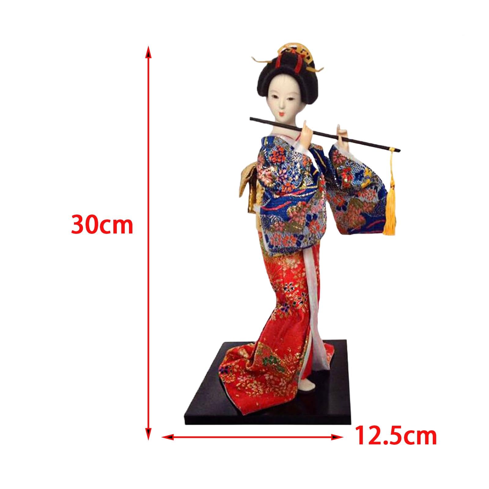 Amazon.co.jp: Generic 12インチ日本の芸者人形、ミニチュア置物装飾