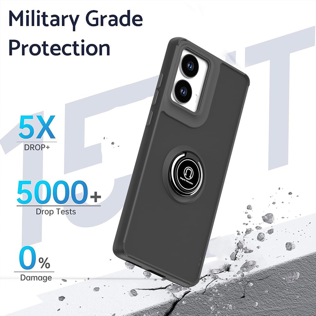 iiall Custodia per otorola Razr 40 Ultra Screen Protector case, [pellicola in vetro teperato