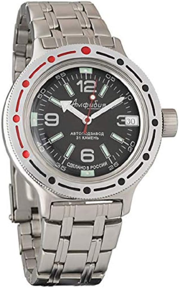 Vostok Amphibian Military Russian Diver Watch Black 2416/420640