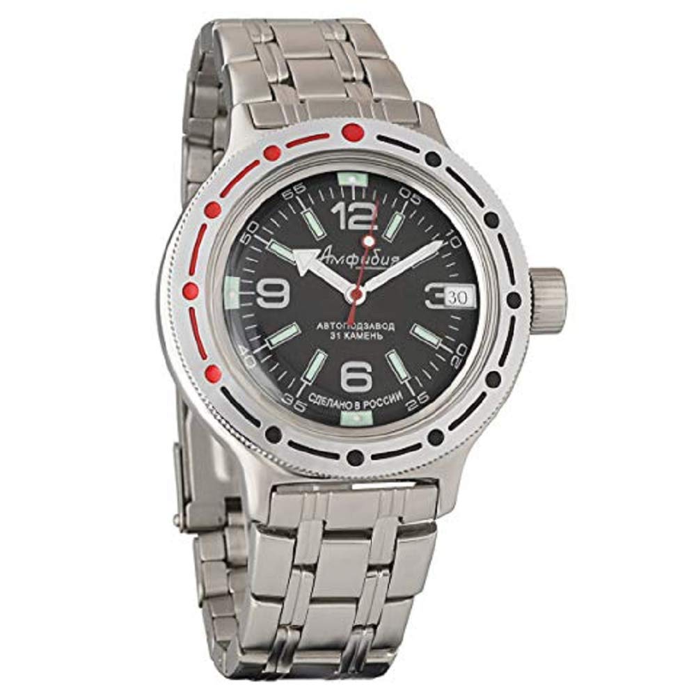 Vostok Amphibian Military Russian Diver Watch Black 2416/420640