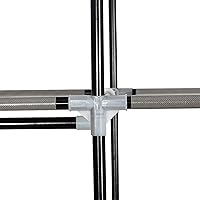 Vista 17 de 67" Portable Wardrobe Closet, Wardrobe Closet for Hanging Clothes with 2 Hanging Rods, 12 Clothes Storage Organizer Shelves, Non-Woven Fabric Grey