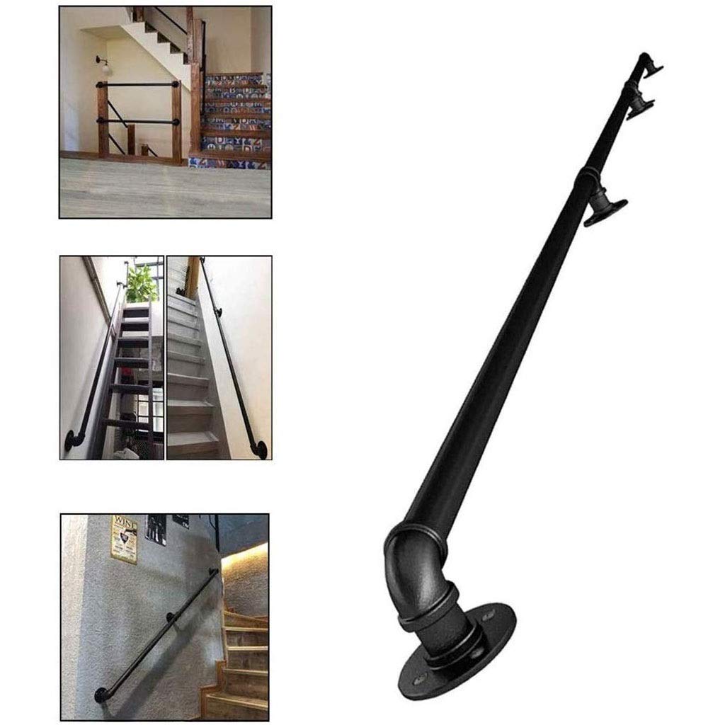Buy CMMC Stair Black Pipe Handrail 1ft20ft, Professional Industrial