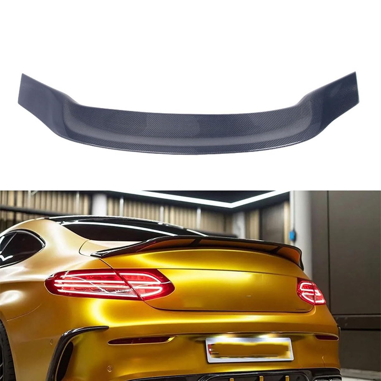Aileron de coffre arrière look sportif pour Mercedes Classe C W205 Coupé