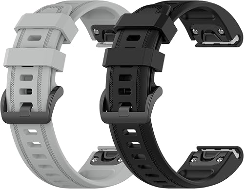 Compatible con Fenix 7X Bands 1.024 in silicona Sport Band repuesto para Garmin Fenix 7X6X Zafiro5X PlusTactix 7 Pro Smartwatches
