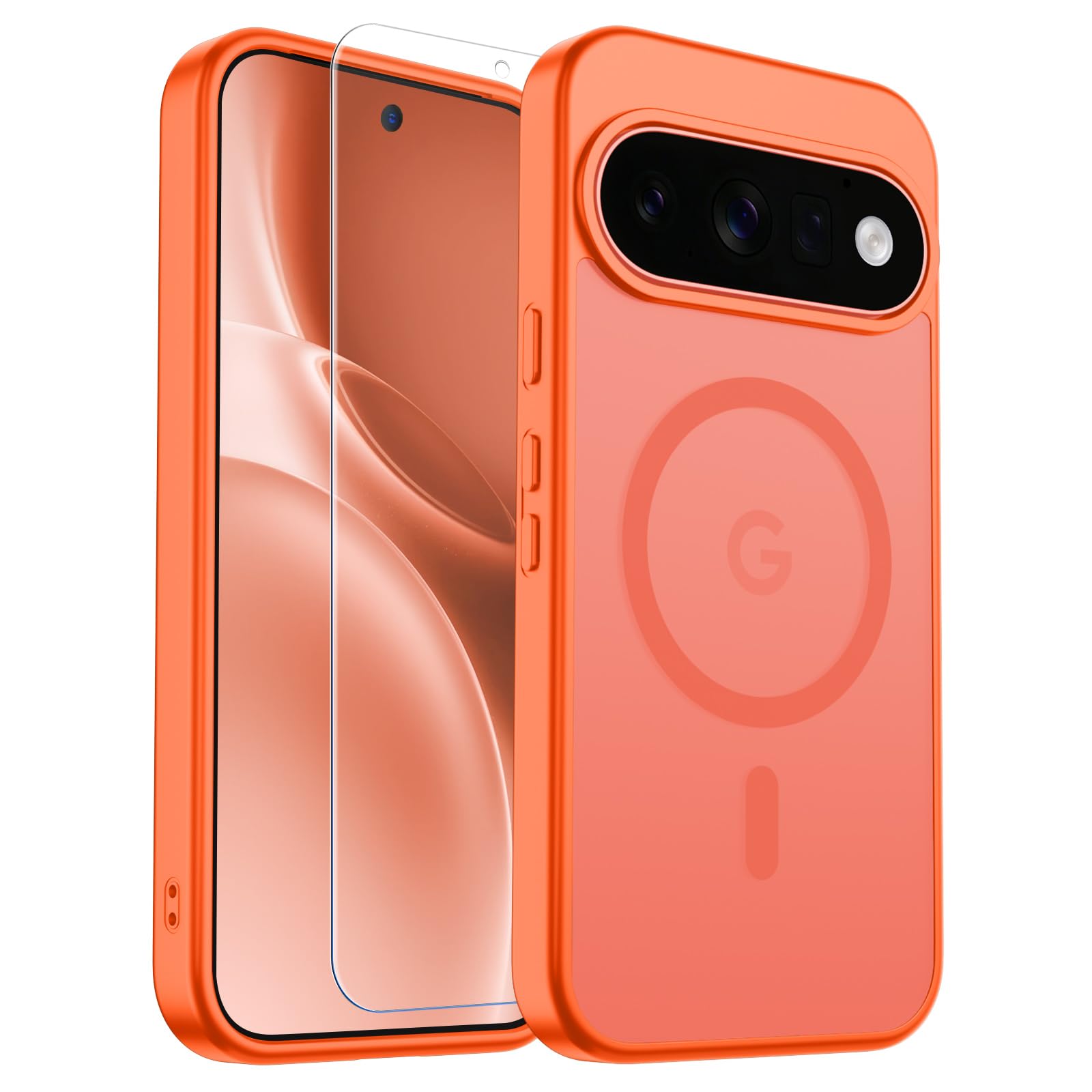 SUPFINE Magnetic for Google Pixel 11 Case - Orange