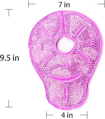 Miniatura 4 de Paquetes de hielo reutilizables de mama paquete de terapia de mama esenciales para la lactancia materna para alivio de la lactancia congregación