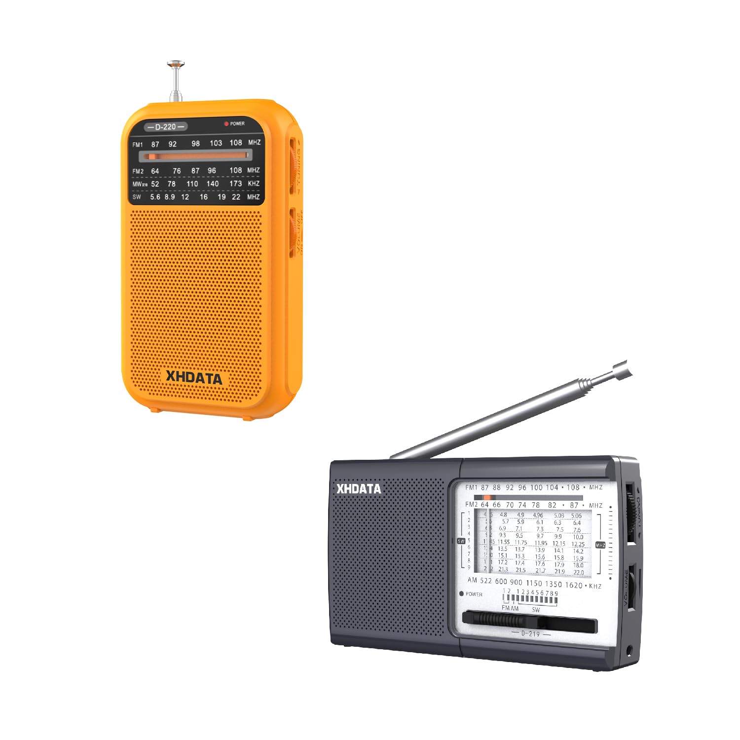 QODOSEN DX-286 Radio Portatile A Onda Corta – FM/AM/LW/SW Full Band Con Chip TEF6686, Display LCD, Sveglia, RDS E Batteria 18650 – Compatta E Potente!