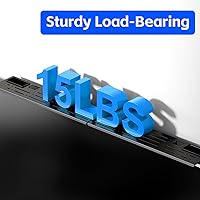 Vista 4 de Soporte universal para barra de sonido, no requiere taladros, ahorra espacio, estante superior de TV, marco de acero que se adapta a la mayoría