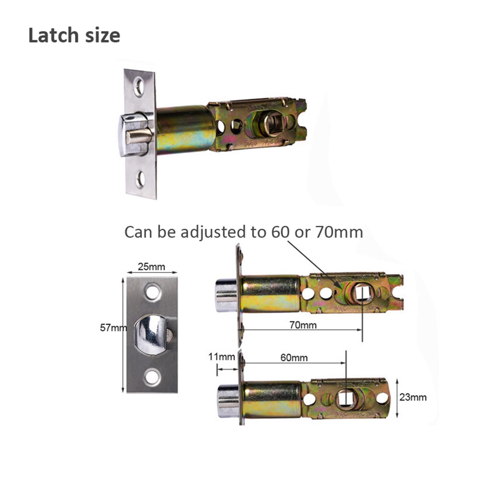 Serratura Smart, TTLOCK Smart Door Lock Comando vocale AI Supporto for Impronte digitali,Smart Lock Facile da Installare(Black Password)