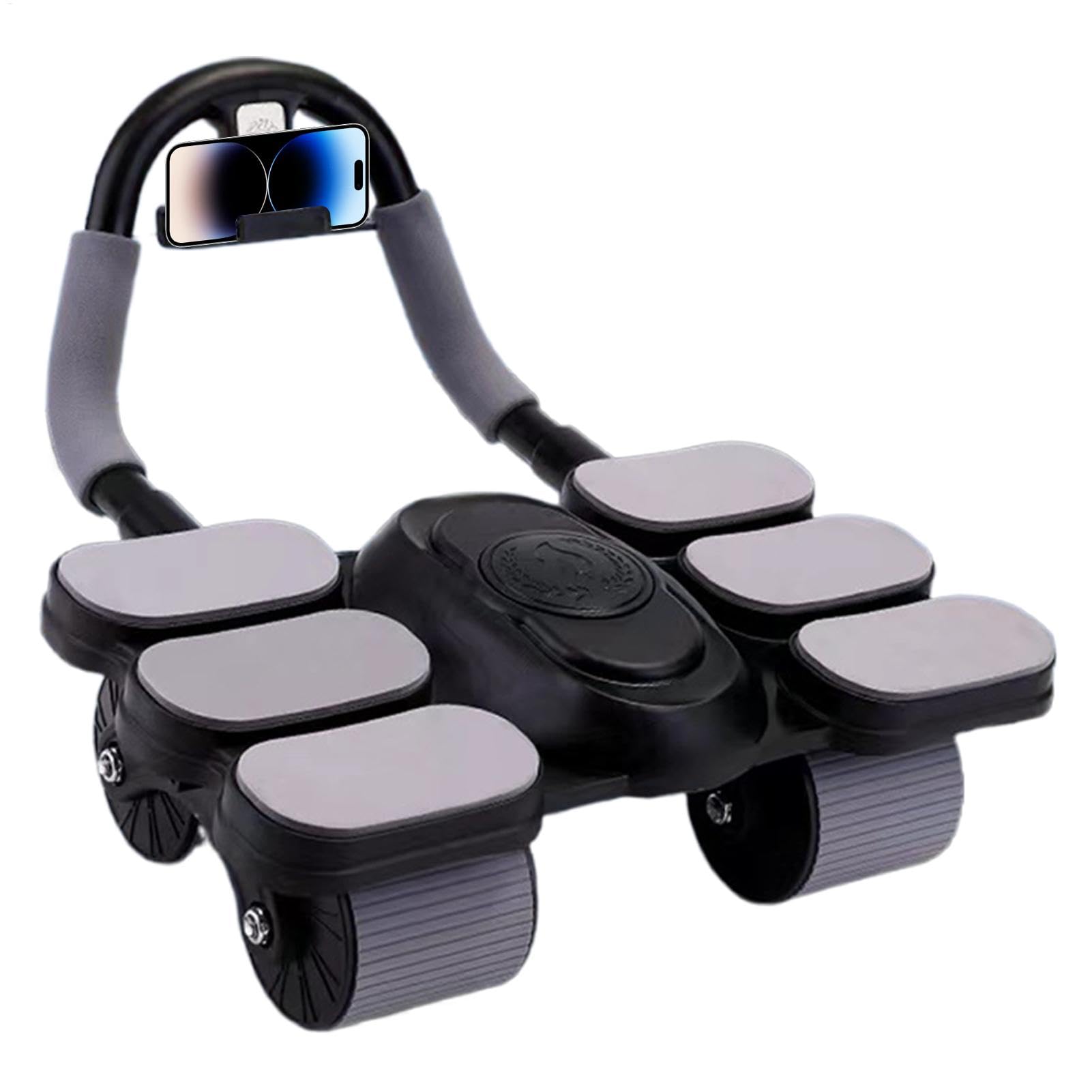 Ab Roller Wheel, automatyczna maszyna do podnoszenia ciężarów ab, roller na brzuchu four-Wheel, podstawowy sprzęt treningowy, Ab Roller dla kobiet, Ab Roller dla mężczyzn, Roller Fitness dla Abs,
