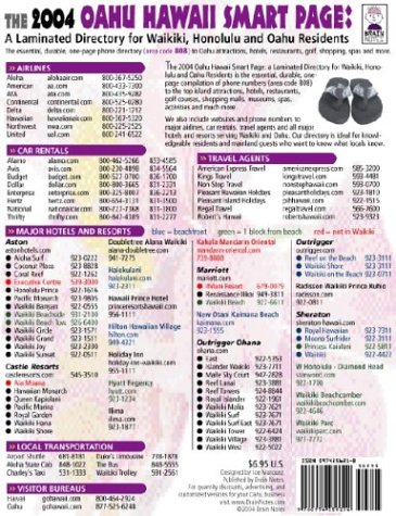 The 2004 Oahu Hawaii Smart Page A Laminated Directory For Waikiki the-2004-oahu-hawaii-smart-page-a-laminated-directory-for-waikiki