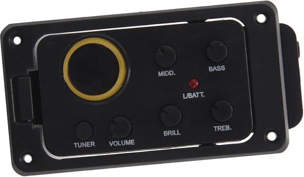 4 Band EQ Equalizer Preamp Guitar Pickup With Tuner Hard Bridge Piezo Pickup For Guitar 36 And 38 Acoustic Guitar With Acoustic guitar pickup accessories