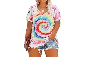 TIYOMI: Vibrant Tie-Dye Tops for Curvaceous Women