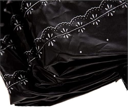 Vista 3 de Paraguas de viaje plegable compacto resistente a los rayos UV princesa encaje sombrilla paraguas para mujeres niñas