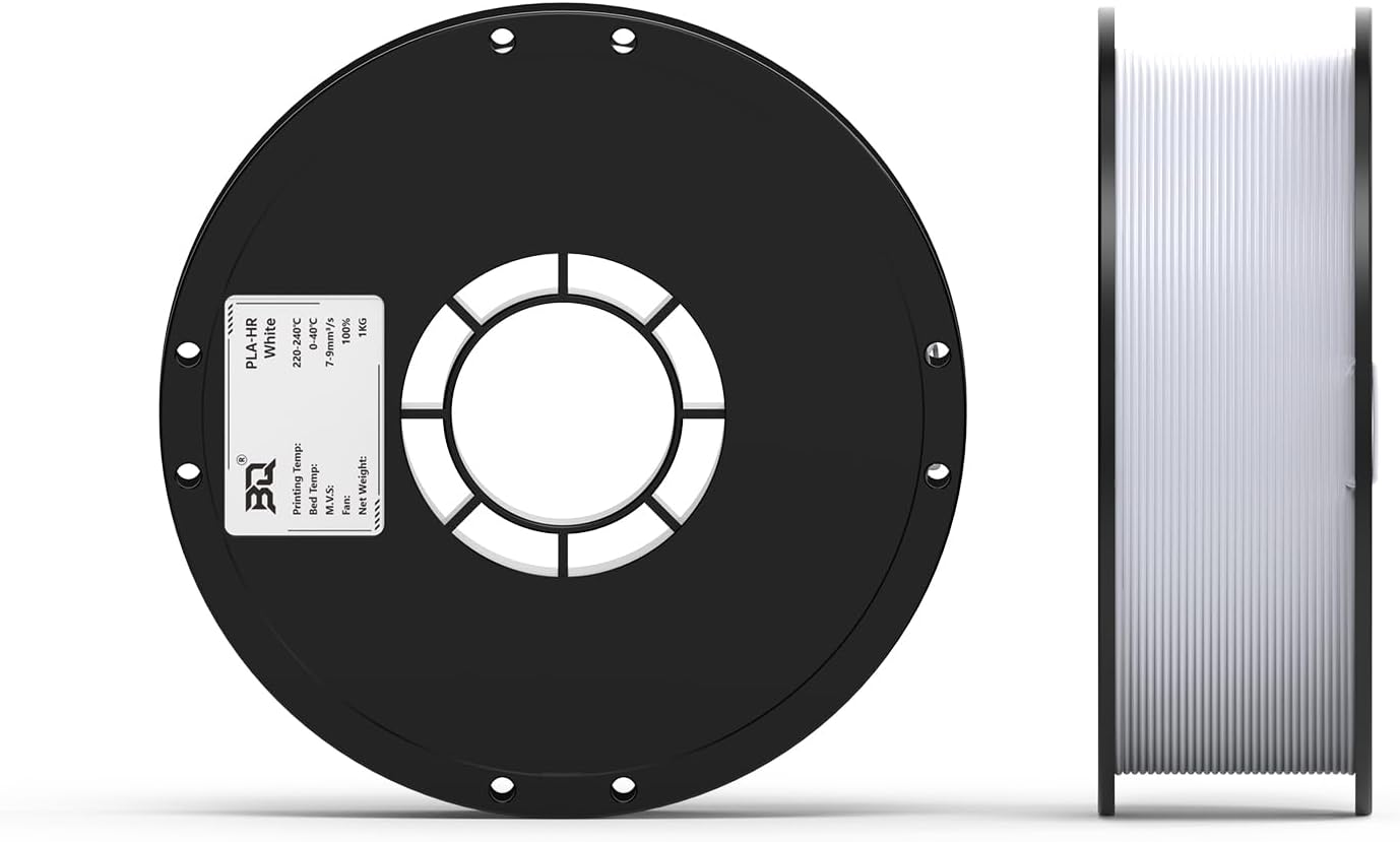 YHNNH PEBA Flexible 3D Printer Filament Specifically for Printing Airless Basketballs, 1.75mm 1KG Spool (2.2lbs), Flexi Tough Filament Compatible with Most FDM 3D Printer (Orange) (White)