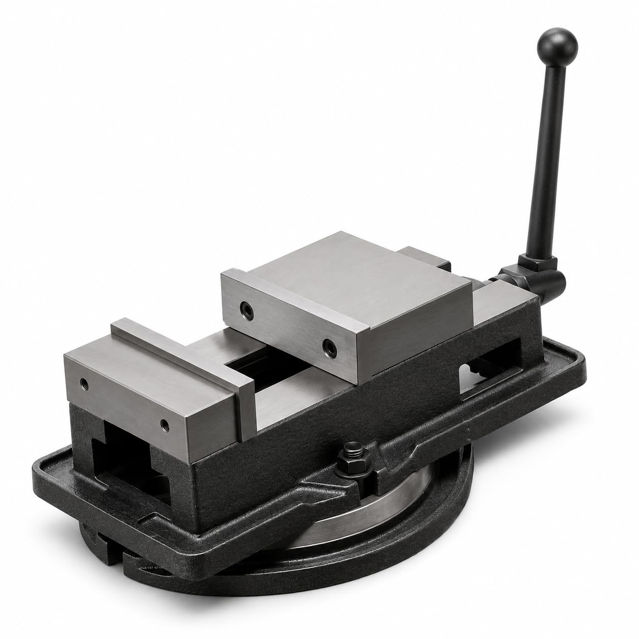 KATSU Tools 6 Inch 160mm Machine Milling Bench Vice Swivel Base Angle Lock Precision Clamp Heavy Duty Cast Iron for Drill Press Workshop 4021536