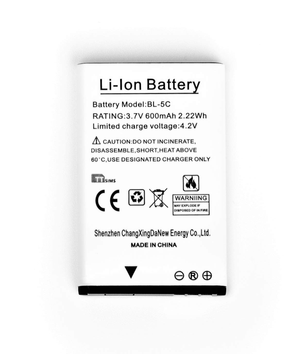 TTsims TT140 Spare Battery - BL5C (for TTsims TT140)