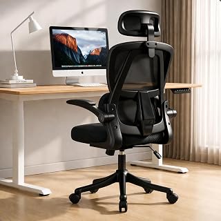 BlidShop Cadeira Ergonômica Veneza, Tela Mesh e Suporte Lombar