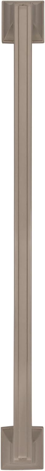 Amerock | Appliance Pull | Satin Nickel | 12 inch (305 mm) Center to Center | Mulholland | 1 Pack | Drawer Pull | Drawer Handle | Cabinet Hardware