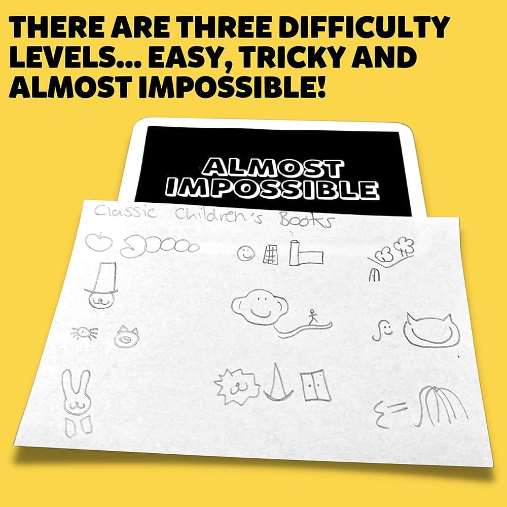 MOOSE GAMES Six Second Scribbles: The Frantically Fast and Fantastically Fun Drawing Game A Family Friendly Party Game - Cancelled