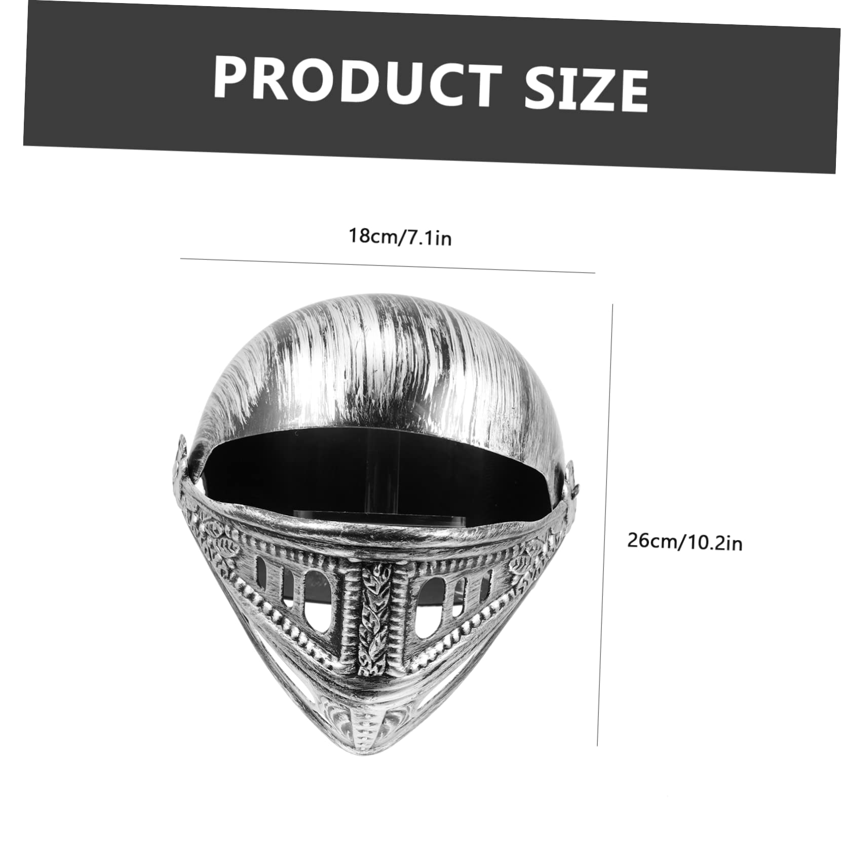 minkissy Cosplay Helmet Roman Knight Costume Hat for Boys for Festivals Parties and Performance Events