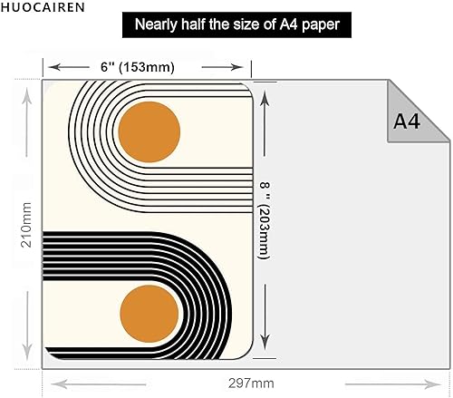 Miniatura 2 de Alfombrilla de mouse pequeña de 6 x 8 pulgadas, mini mouse pad de arte abstracto para laptop, alfombrilla de mouse cuadrada portátil para viajes,