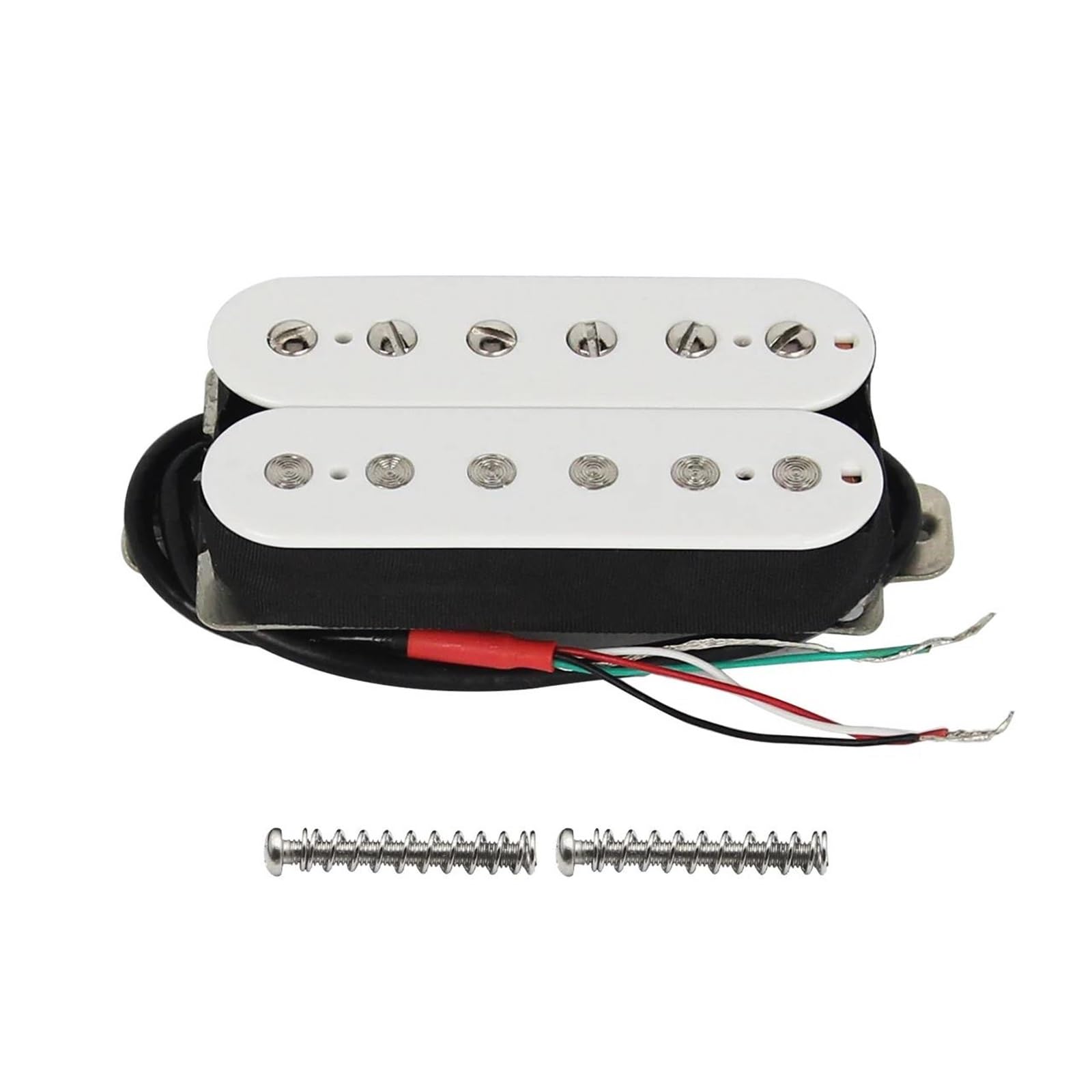 Przetwornik Gitary Elektrycznej 1 Szt Alnico 2 Guitar Hue Coil Electric Pickup 4 Przewody Pasujące Do Szyi/mostka(White Neck)